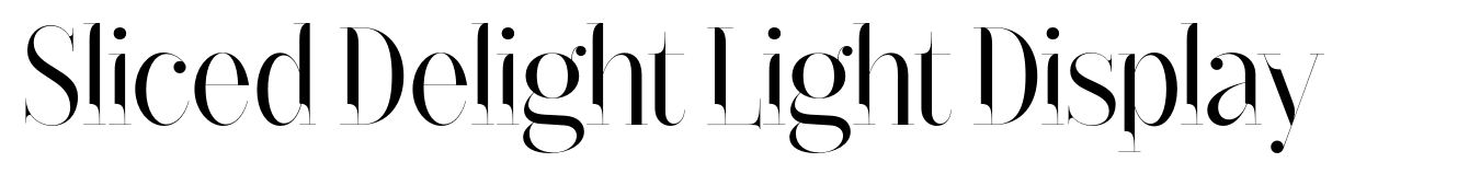 Sliced Delight Light Display